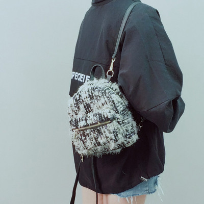 Γυναικείο  σακίδιο σε κίτρινο και μαύρο χρώμα