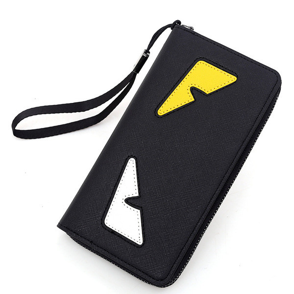 Alkalmi férfi pénztárca 3D elemmel, négy színben