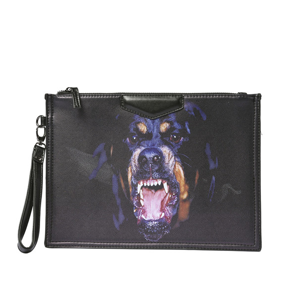 Alkalmi férfi táska fekete színű rátéttel