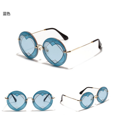Μοναδικά γυναικεία  γυαλιά σε στρογγυλό σχήμα και χρωματιστά γυαλιά