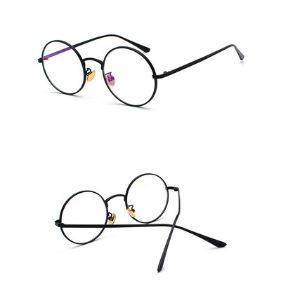 Ρετρό γυαλιά με στρογγυλό σχήμα για άνδρες και γυναίκες με χρωματιστά γυαλιά