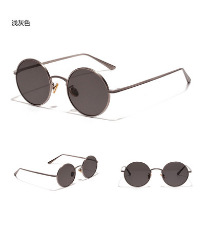 Ρετρό γυαλιά με στρογγυλό σχήμα για άνδρες και γυναίκες με χρωματιστά γυαλιά