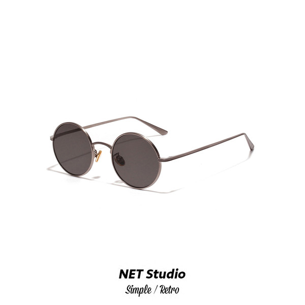 Ρετρό γυαλιά με στρογγυλό σχήμα για άνδρες και γυναίκες με χρωματιστά γυαλιά