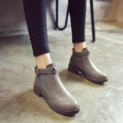 Γυναικέιες  κομψές μπότες σε τέσσερα χρώματα οικολογικού δέρματος