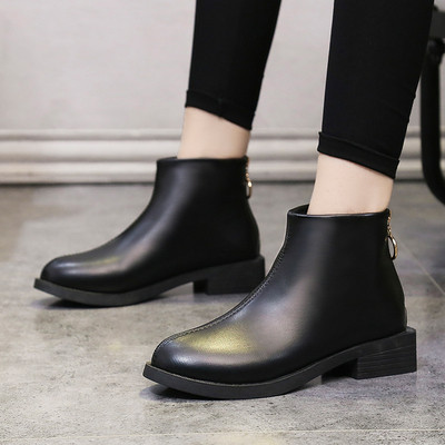 Γυναικείες καθημερινές μπότες με οικολογικό δέρμα