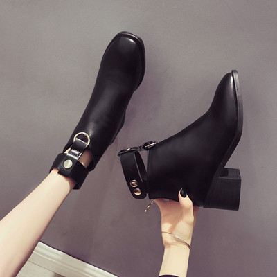 ΝΕΟ μοντέλο γυναικείες  μπότες σε δύο μοντέλα - μαύρο χρώμα