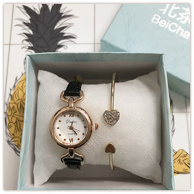 Stílusos női karóra vékony szíjjal eco bőrből több színben