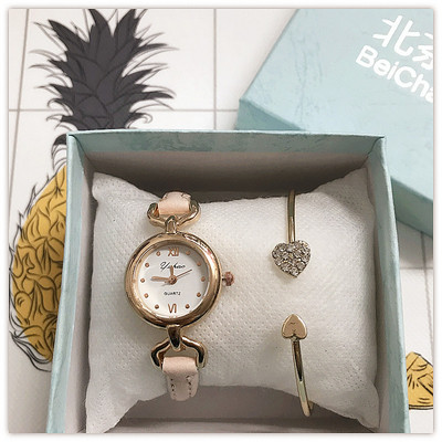 Stílusos női karóra vékony szíjjal eco bőrből több színben