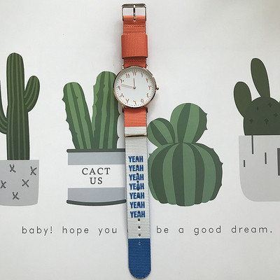 Καθημερινό γυναικείο  ρολόι με στρογγυλό σχήμα σε διάφορα χρώματα