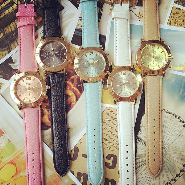 Kör alakú női napi karóra több színben