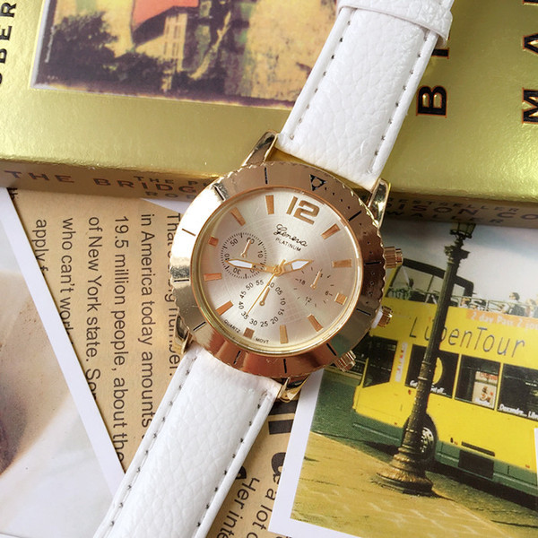 Kör alakú női napi karóra több színben