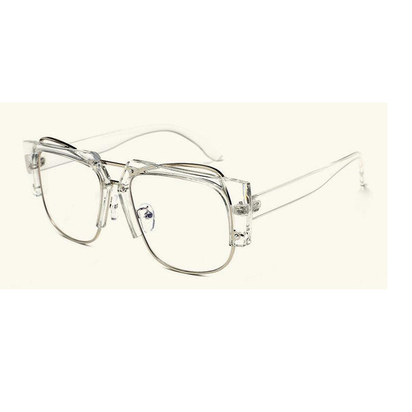 Νέο μοντέλο γυναικέια διαφανή γυαλιά με ενδιαφέρον πλαίσιο