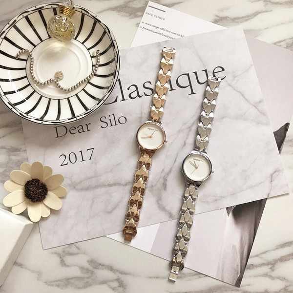 Ceas elegant de dama cu curea metalica in mai multe culori