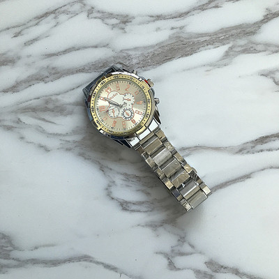 Κομψό ανδρικό ρολόι με μεταλλική αλισίδα σε διάφορα χρώματα