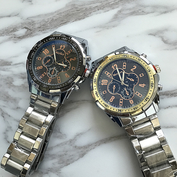 Κομψό ανδρικό ρολόι με μεταλλική αλισίδα σε διάφορα χρώματα