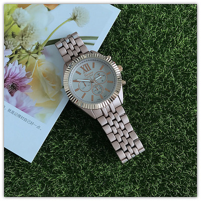 Μοντέρνο γυναικείο ρολόι  σε στρογγυλό σχήμα - έξι χρώματα