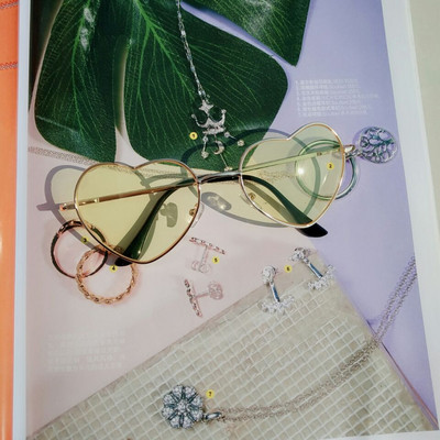 Modern női szív alakú napszemüveg