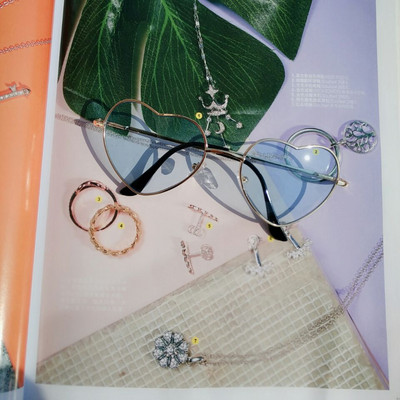 Modern női szív alakú napszemüveg