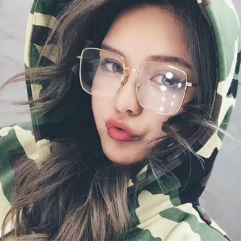 Μοντέρνα γυναικεία  διαφανή γυαλιά σε διαφορετικά χρωματικά πλαίσια