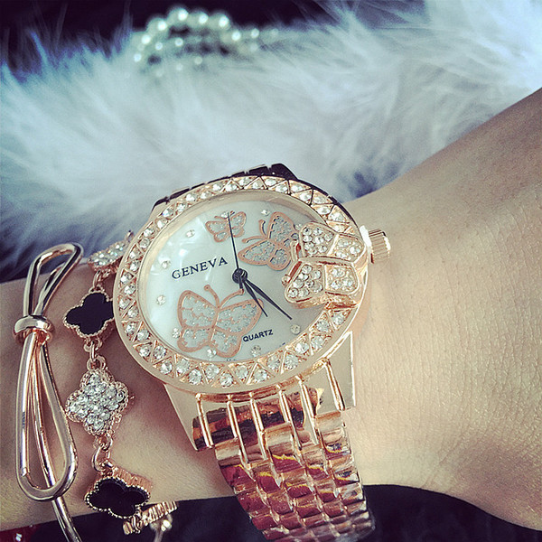 Új modell női karóra kövekkel három színben
