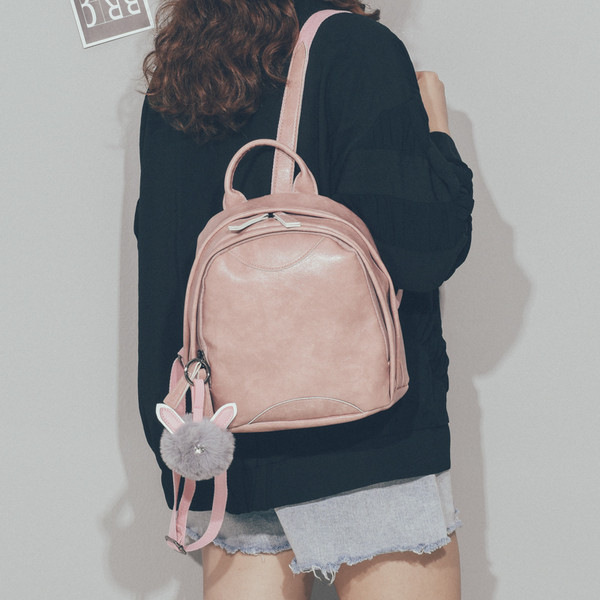 Női alkalmi hátizsák öko bőrből - négy színben