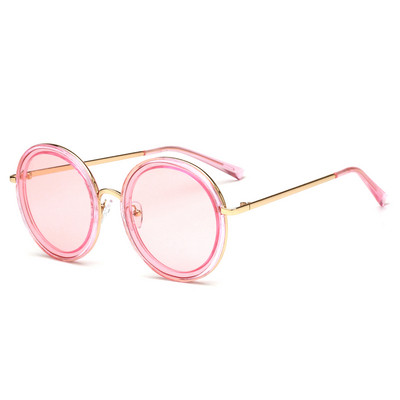 HIT Μοντέρνα γυναικεία γυαλιά ηλίου σε στρογγυλό σχήμα σε διάφορα χρώματα