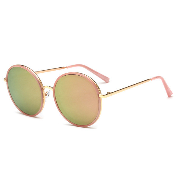 HIT Μοντέρνα γυναικεία γυαλιά ηλίου σε στρογγυλό σχήμα σε διάφορα χρώματα