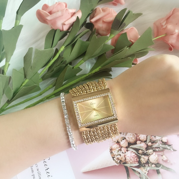 HIT Aktuális női karóra kövekkel három színben