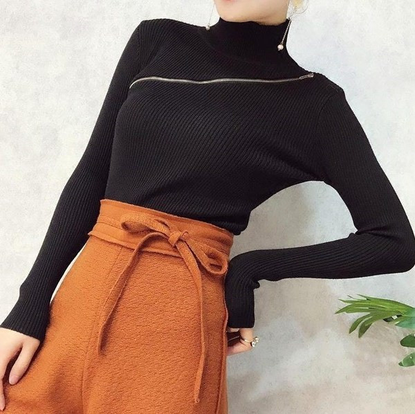 Γυναικείες μπλούζες ,ε φερμουάρ σε διάφορα χρώματα