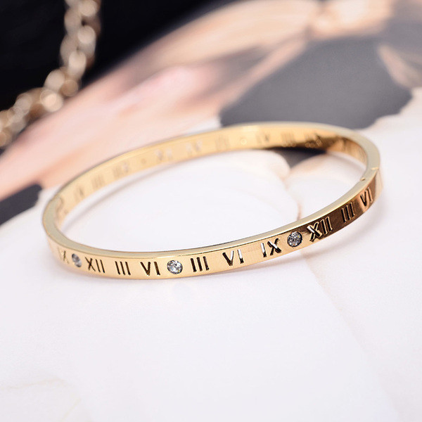 Βραχιόλι από  μέταλλο με πέτρες σε διάφορα χρώματα