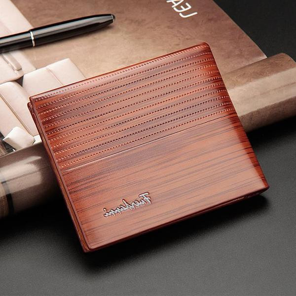 Portofel elegant pentru bărbați din piele ecologică în trei culori