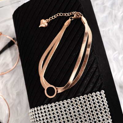 Κομψό γυναικείο βραχιόλι  σε δύο χρώματα