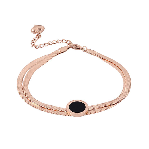 Κομψό γυναικείο βραχιόλι  σε δύο χρώματα