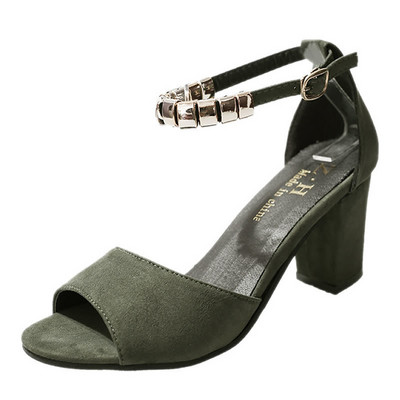 Modern női magas sarkú szandál több színben