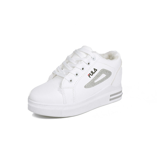 Γυναικεία  πάνινα παπούτσια με ψηλή σόλα σε τρία χρώματα