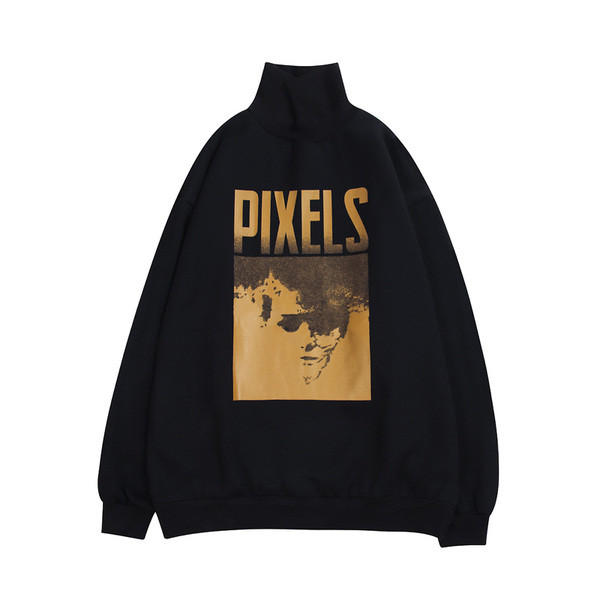 Μοντέρνο γυναικείο μακρύ πουλόβερ με τύπωμα