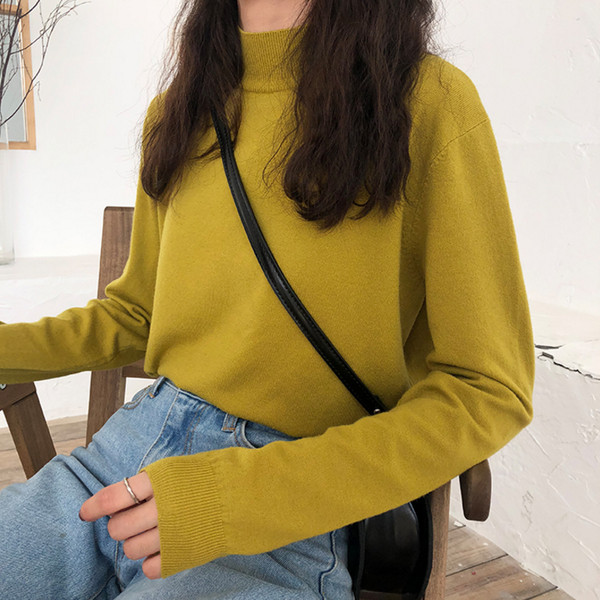 Απαλό γυναικείο πουλόβερ σε διάφορα χρώματα