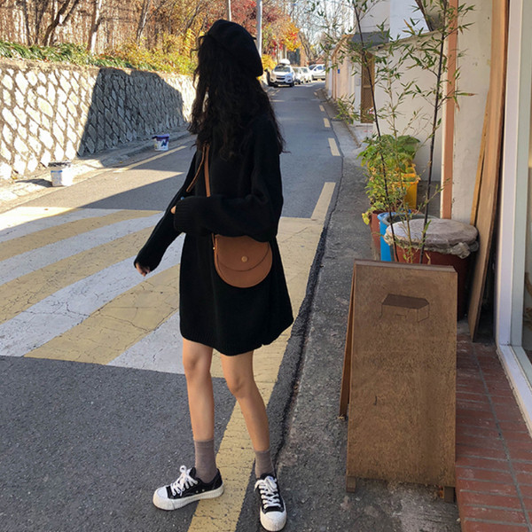 Pulover lung dama casual in mai multe culori