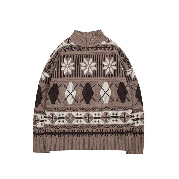 Lezser téli női pulóver két színben