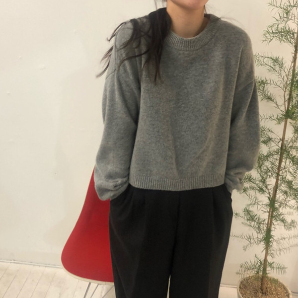 Γυναικείο πουλόβερ  σε δύο χρώματα