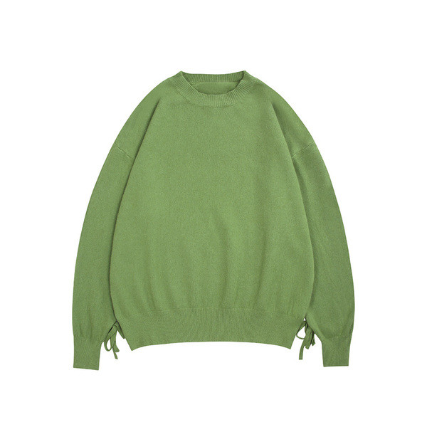 Μοντέρνο γυναικείο πουλόβερ με τύπωμα στα μανίκια