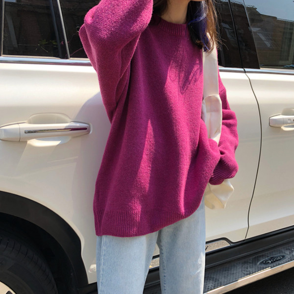 Pulover dama casual model larg