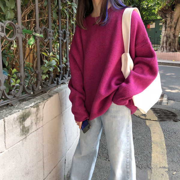 Pulover dama casual model larg