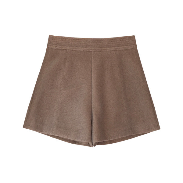 Pantaloni scurți de damă cu talie înaltă