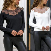 Γυναικεία μπλούζα σε μαύρο και άσπρο χρώμα