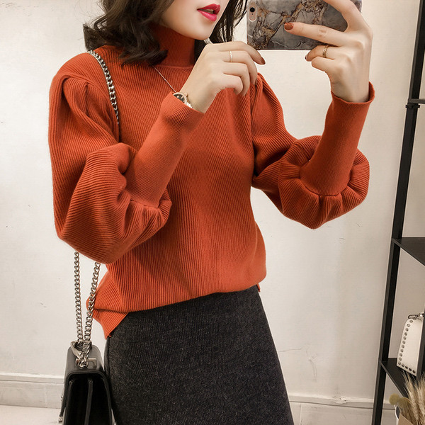 Γυναικείο κομψό πουλόβερ σε τρία χρώματα