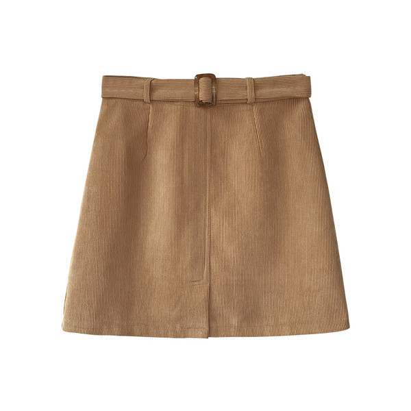 Lezser női szoknya magas derékkal, három színben