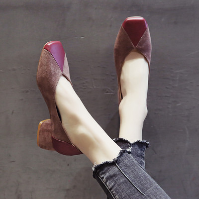 Μοντέρνα  γυναικεία παπούτσια σε τρία χρώματα με ψηλό τακούνι