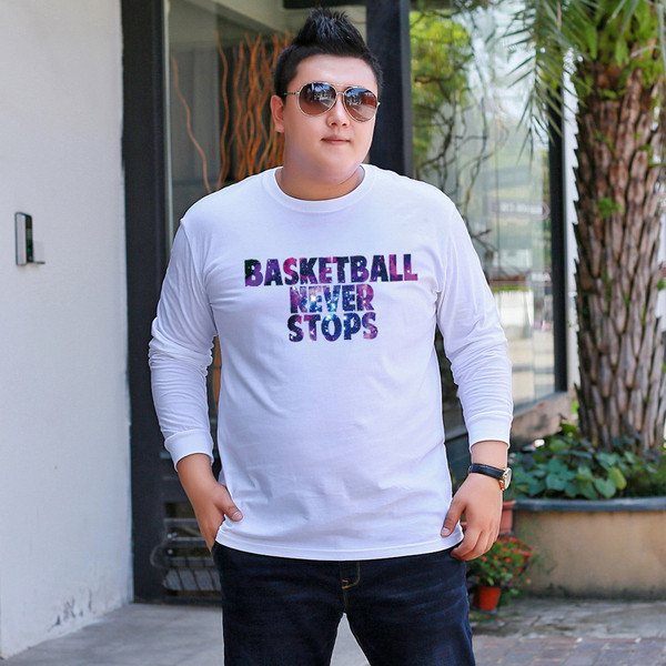 Férfi sportblúz, hosszú ujjal és felirattal