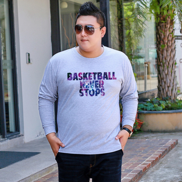 Férfi sportblúz, hosszú ujjal és felirattal